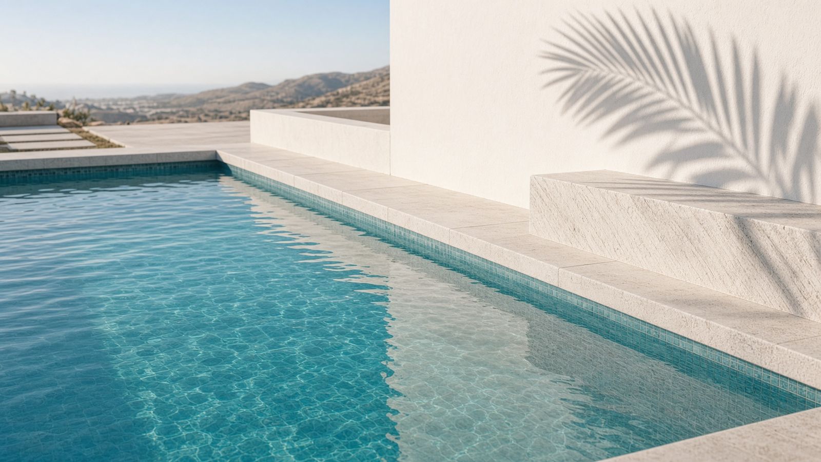 Placeholder photograph of a pool.